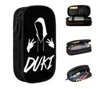 YINGD Duki Rapper Pencil Cases Latin Rock Tour Pencilcases Pen Holder for Student Large Storage Bags School Supplies Gift Stationery