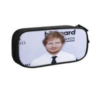 YINGD Ed Sheeran Pencil Case for Writers & Journalists - 5 Pen Loops + Note Pad Sleeve (Durable Polyester)