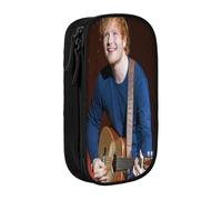 YINGD Ed Sheeran Pencil Case for Writers & Journalists - 5 Pen Loops + Note Pad Sleeve (Durable Polyester)