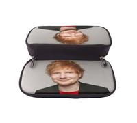 YINGD Ed Sheeran Pencil Case Versatile PU Leather Case for Writing Tools & Beauty Essentials