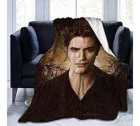 YINGD Edward Cullen Twilight Blanket RobertPattinson UltraSoft Micro Fleece Blanket Lightweight Cozy Flannel Throw Blanket for ChildrenAdults Decor Gift