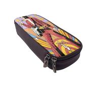 YINGD Elvis Presley Pencil Case Durable PU Leather Zip Case for Pens Markers & Art Supplies