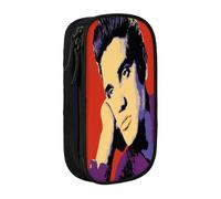 YINGD Elvis Presley Pencil Case Vibrant Color Options - Smooth Zipper & Lightweight Fabric for Kids, Teens, Adults