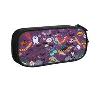 YINGD Enso Circle and Bonsai Tree On Canvas Pencil Cases Pencilcases Student Big Capacity Bag Students School