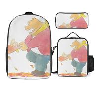 YINGD Ernest & Celestine Backpack School Visionary Set Forward-Thinking Three Piece Combo