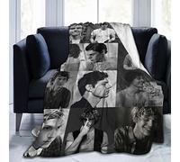 YINGD Evan Actor Peters Flannel Blanket Bedding Fleece Blanket Soft Thow Blankets Air Conditioning Blanket For Sofa Couch Living Room 125CM X 100CM