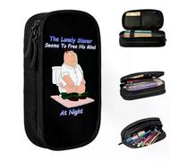 YINGD Families Guys The Lonely Stoner Pencil Case Funny Tv Pencil Pouch Pen Box Girl Boy Big Capacity Bags School Supplies Stationery