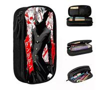 YINGD Fashion Dandadan Pencil Cases Anime Okarun Stationery Bag Pen Holder for Girl Boy Big Capacity Bag Office Gifts Stationery