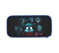 YINGD Five Nights at Freddy's Big Capacity Pencil Case, Large Storage Pencil Pouch Pen Case Bag with Zipper, Pencil Caser