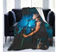 YINGD Flannel Blanket Morgan Singer Wallen Bedding Fleece Blanket Soft Thow Blankets Air Conditioning Blanket For Sofa Couch Living Room Bedroom