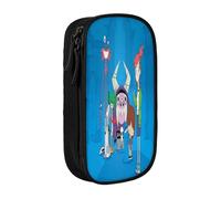 YINGD Foster's Home for Imaginary Friends Pencil Case for Airplane Travel - TSA-Friendly Design with Clear Oxford Fabric & Zipper Closure