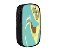 YINGD Foster's Home for Imaginary Friends Pencil Case for Desk Organization - Compact Oxford Cloth Pouch to Declutter Workspaces, Drawers