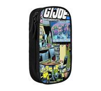YINGD G.I. Joe A Real American Hero Pencil Case Expandable Storage Bag - Adjustable Capacity for Art Supplies, Tech Gear, Toiletries