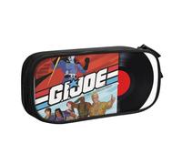 YINGD G.I. Joe A Real American Hero Pencil Case for Office & School - Oxford Cloth Zipper Bag with 5 Pen Slots & 3 Mesh Pockets (Custom Logo)