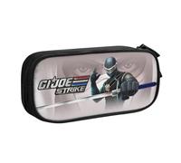 YINGD G.I. Joe A Real American Hero Pencil Case Personalized Design Option - Sturdy Oxford Fabric with 3 Pockets & Pen Loops (Gift Ready)