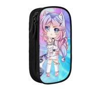 YINGD Gacha Life Pencil Case, Multipurpose Pencase,Large Capacity Durable Pencil Pouch Storage Pen Bag Organizer Stationery-pencilcase