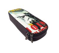 YINGD Galactic Empire Pencil Case PU Leather Pen Holder with Secure Zipper & Elastic Straps