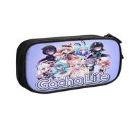YINGD Galaxy Gacha Life Pencil Case Portable Pen Bag Pouch with Zipper for Teens Stationary Supplies Cosmetic Bag