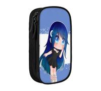 YINGD Galaxy Gacha Life Pencil Case Portable Pen Bag Pouch with Zipper for Teens Stationary Supplies Cosmetic Bag