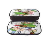 YINGD Gaul Hero Asterix Pencil Case Elegant Zippered Pen Pouch for Students Professionals & Artists