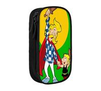 YINGD Gaul Hero Asterix Pencil Case for Emergency Kits - Durable Zipper Bag for First Aid, Pens, Flashlights (Portable)