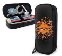 YINGD Geddoe from Suikoden Big Capacity Pen Case Leather Pencil Case Durable Pen Pouch Desk Organizer with Zipper for School & Office Supplies Style 3