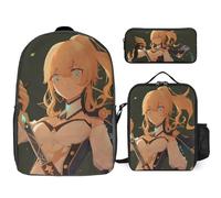 YINGD GENSHIN Impact Backpack School Mission Set Three Piece Astronaut Combo