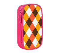 YINGD Geometry Dash Big Capacity Pencil Case, Aesthetic Pen Pouch School Supplies Organizer Multiple Compartments