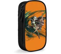 YINGD Goblin Slayer High Elf Archer Erufu Anime Pencil Case Anime Sturdy Wear-Resistant Pouch Stationery Bag Makeup Bag Zipper Pen Case SAOE