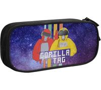 YINGD GorillaMonkeyTag Durable Pen Pencil Case Big Pen Pouch Bag for School Supplies Pencil case Teen Girls Adults