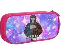 YINGD GorillaMonkeyTag Large Capacity Pen Pencil Case with, MultiSlot Pencil Pouch Bag Aesthetic School Supplies