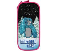 YINGD GorillaMonkeyTag Printed Pencil Case Pen Bag Holder Pouch Stationery Box