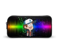 YINGD Gravity Falls Dipper Pines Pencil Case Student Pen Bag Storage Organizer Pencil Case Stationery Bag Office Supplies for Kids and Adult