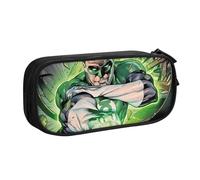 YINGD Green Lantern The Animated Series Pencil Case for Gardening Supplies - Oxford Cloth with Zipper for Seed Packets, Markers, Gloves