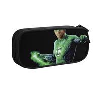 YINGD Green Lantern The Animated Series Pencil Case for Nurses & Doctors - Hygienic Oxford Cloth with Zipper for Pens, Scissors, Notes
