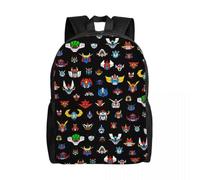 YINGD Grendizer UFO Robot Backpack School Backpack Boys Girls Backpacks for Kids Large Capacity Waterproof Lightweight Backpac