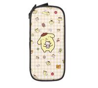 YINGD Gudetama Large Pencil Case, Durable Pencil Pouch with Big Capacity, Minimalist Portable Aesthetic Zipper Stationery Bag for School College