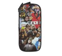 YINGD Gudetama Large Pencil Case, Durable Pencil Pouch with Big Capacity, Minimalist Portable Aesthetic Zipper Stationery Bag for School College