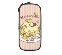 YINGD Gudetama Large Pencil Case, Durable Pencil Pouch with Big Capacity, Minimalist Portable Stationery Bag, Aesthetic Zipper Pencil Box for School College