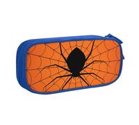 YINGD Happy Halloween Spiderweb Pattern Pencil Pouch Pencil Bag