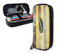 YINGD Harry Potter Hufflepuff Pencil Case for Boys,Kids School Stationery,Barrel Pencil Cases,Gifts for Gamers Boys Teenagers bd