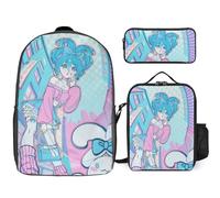 YINGD Hatsune Miku Backpack Success Pack Complete School System with Organized Stationery Hub