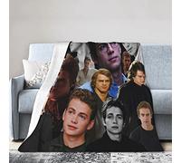 YINGD Hayden Actor Christensen Blanket, Ultra Soft Lightweight Flannel Fleece Throw Blankets Warm Air Conditioning Blanket For Couch Sofa Bed 150CM X 125CM