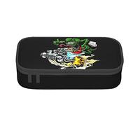 YINGD Hazbin Hotel Big Capacity Pencil Case, Aesthetic Pen Pouch School Supplies Organizer Multiple Compartments