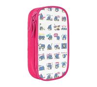 YINGD Hazbin Hotel Big Capacity Pencil Case, Aesthetic Pen Pouch School Supplies Organizer Multiple Compartments