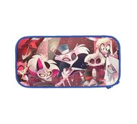YINGD Hazbin Hotel Big Capacity Pencil Case, Aesthetic Pen Pouch School Supplies Organizer Multiple Compartments