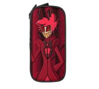 YINGD Hazbin Hotel Big Capacity Pencil Case, Aesthetic Pen Pouch School Supplies Organizer Multiple Compartments