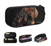 YINGD Hazbin Hotel Big Capacity Pencil Case, Aesthetic Pen Pouch School Supplies Organizer Multiple Compartments