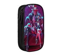 YINGD Hazbin Hotel Helluva Boss Big Capacity Pencil Pouch Big Capacity Waterproof and Durable Pencil Bag Pencil Case Zipper Organizer Box