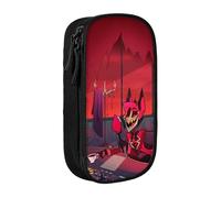 YINGD Hazbin Hotel Helluva Boss Big Capacity Pencil Pouch Big Capacity Waterproof and Durable Pencil Bag Pencil Case Zipper Organizer Box